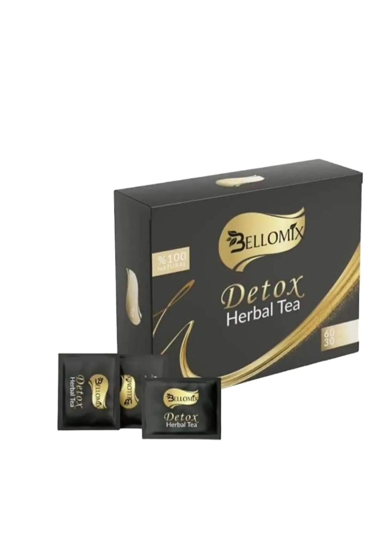 Bellomix Sediment-Free Herbal Detox Tea Raspberry – 60 Tea Bags