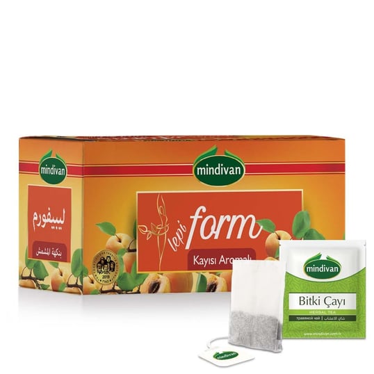 Apricot Flavored Herbal Tea Bags (Diet Support, Pack of 40)